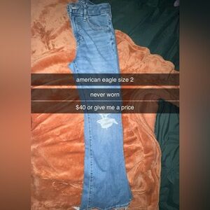 American eagle boot cut jeans